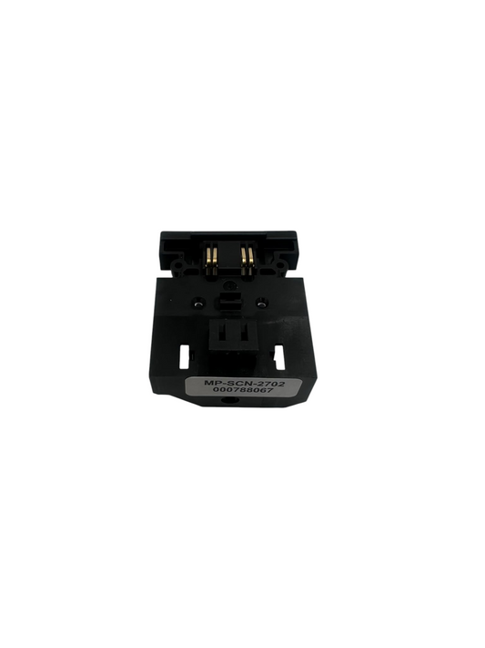 Original Mimaki MP-SCN-2702 ID Connect PCB Assy for JV330-160 printers, front view of the black connector housing